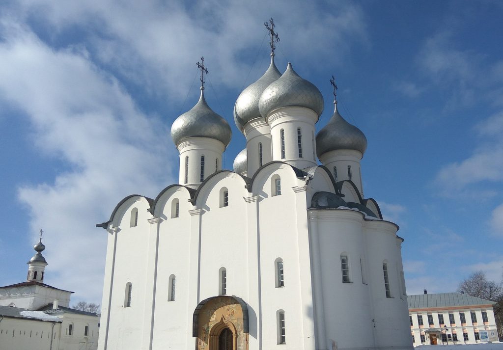 The church in a sunny day
