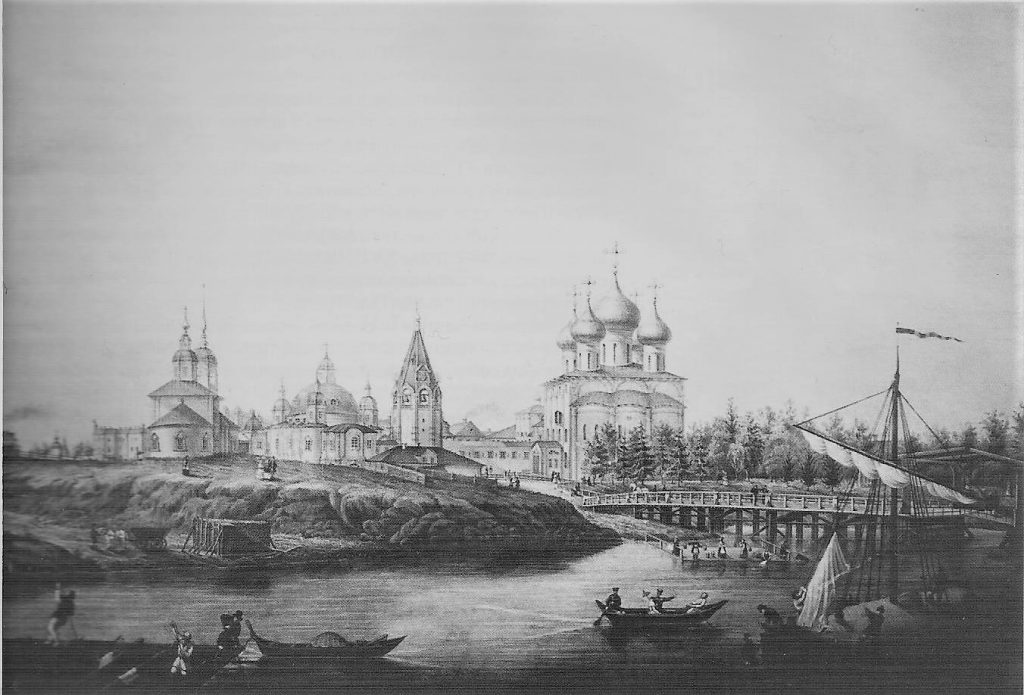 An engraving by A.Ushakov, 1853, 