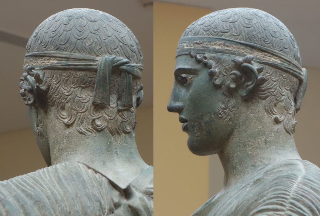 The head of the Charioteer