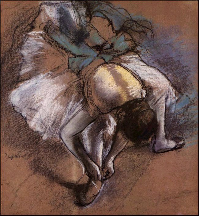 a work by Degas